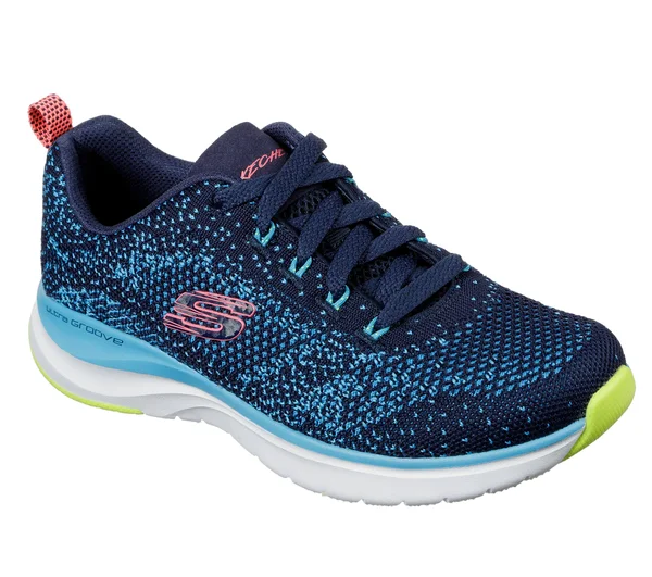 Skechers Women's Ultra Groove Sneaker - Navy/Blue