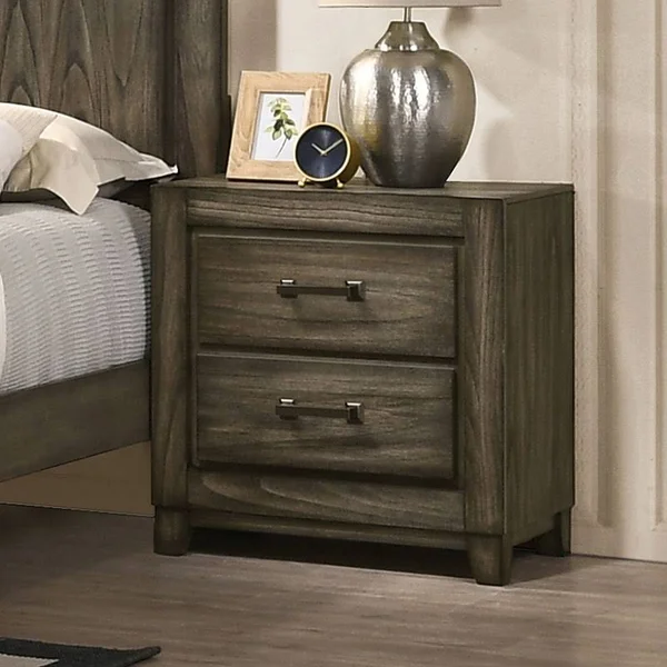 New Classic Furniture Ashland Rustic Brown Nightstand