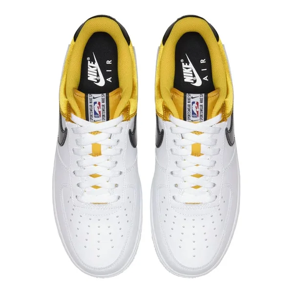 Nike Mens Air Force 1 LV8 Shoes Amarillo/Black/White Size 9.0