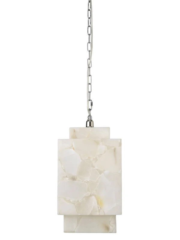 Jamie Young Borealis Cube Pendant Alabaster