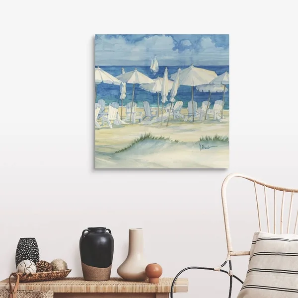 White Dune Beach II - Canvas Wall Art, 30x30, Great Big Canvas