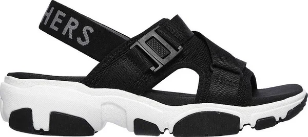 Women's Skechers Daddy-O Dibs Slingback Sport Sandal, Size: 5, Black