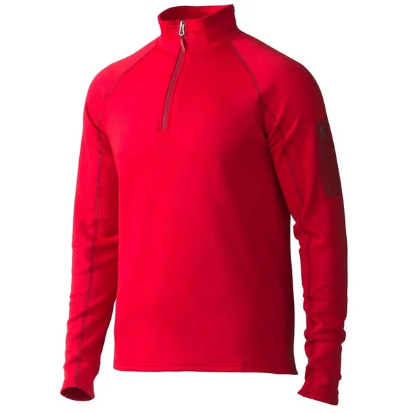 Marmot - Men's Stretch Fleece Half-Zip-TEAM Red -M