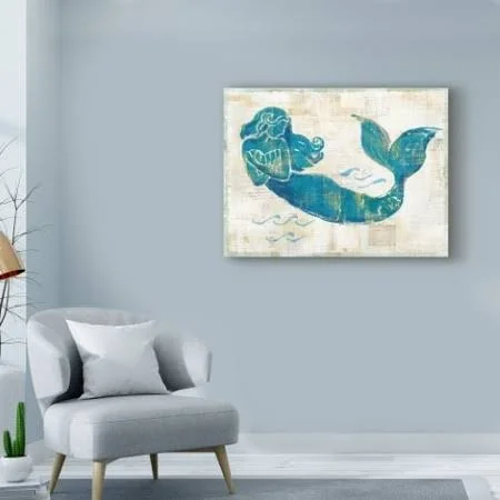 Trademark Fine Art Wap08252-C1419Gg Sue Schlabach 'On The Waves II' CA
