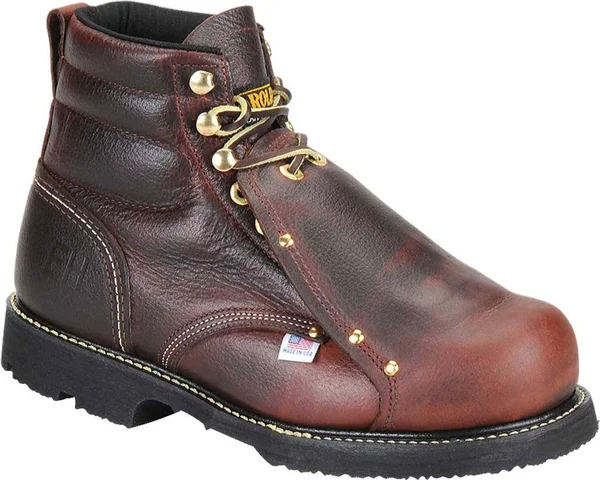 Carolina Men's Brown Domestic External Metguard Boots - Steel Toe