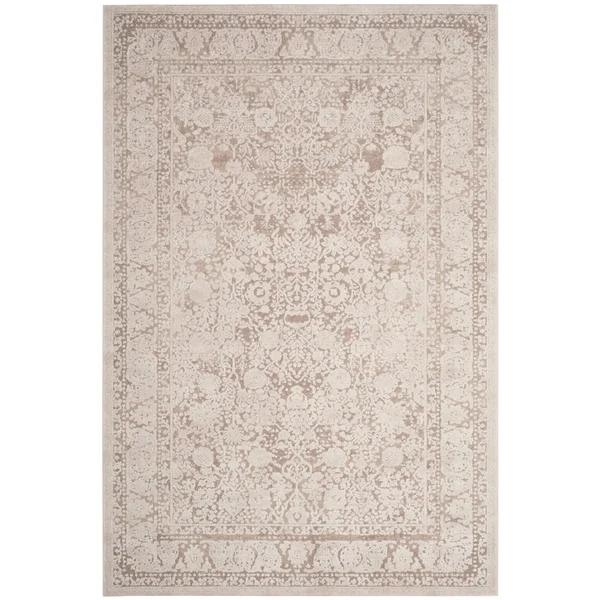 Safavieh RFT663C Reflection Light Grey - Cream Area Rug - 3& x 5&