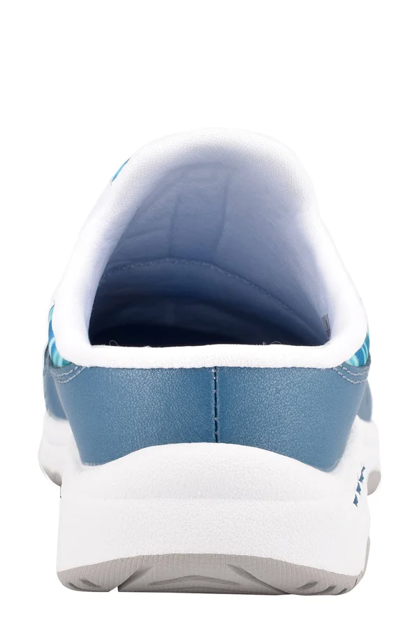 Easy Spirit Women's Traveltime Mules - Blue Tie-Dye