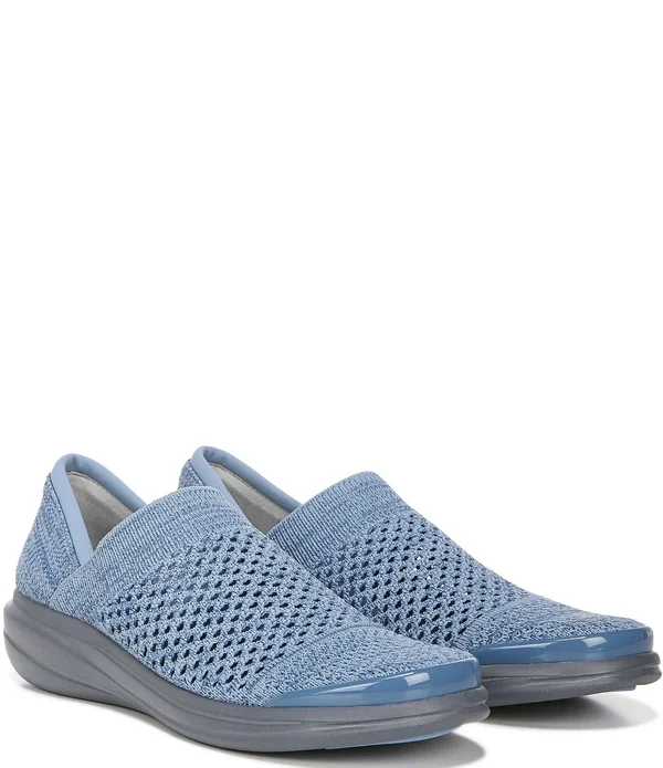 Women's Bzees Charlie Slip on Sneaker - Size: 10, White