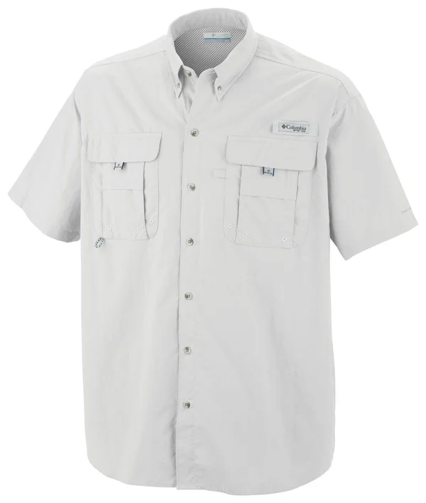 Columbia Men's PFG Bahama II Short Sleeve Shirt - White, LT