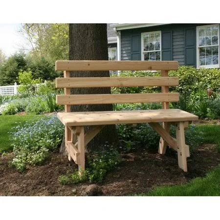 Rosalind Wheeler Celestiel Backed Park Bench