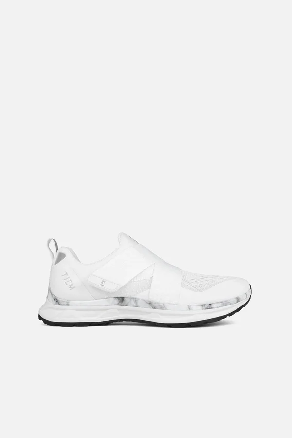 Women's Tiem Slipstream Cycling Sneaker, Size 10 M - White