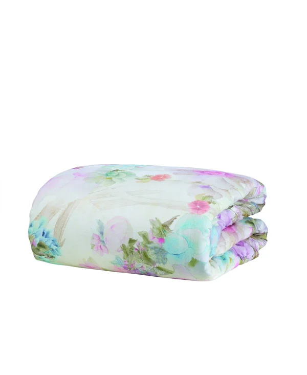 Spring Hill Floral Linen Duvet Cover Lillian August