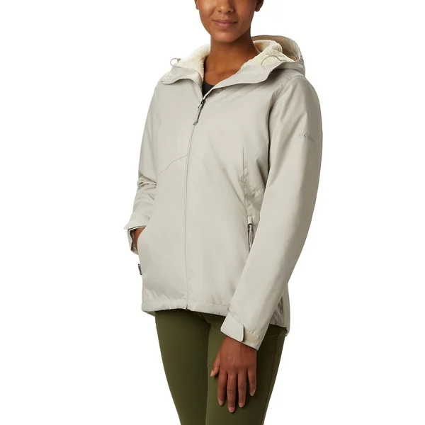 Columbia Women & S Rainie Falls Jacket - Light Cloud