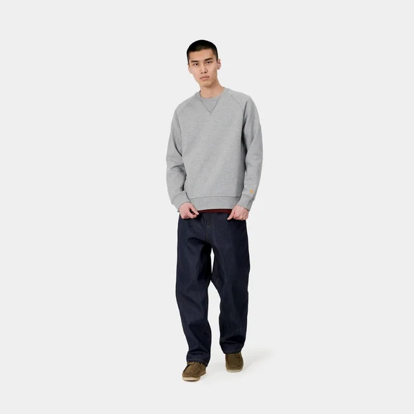 Carhartt WIP Chase Sweatshirt, Grey Heather