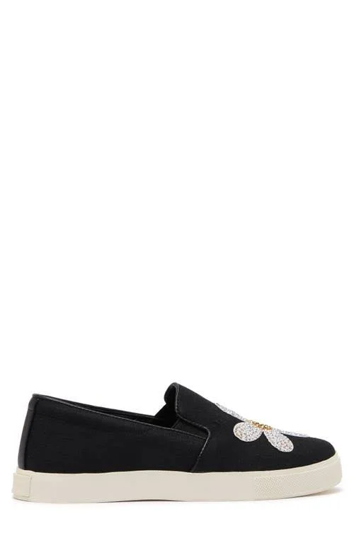 Katy Perry Canvas Slip-On Shoes - The Kerry, Size 6-1/2 Medium, Daisy