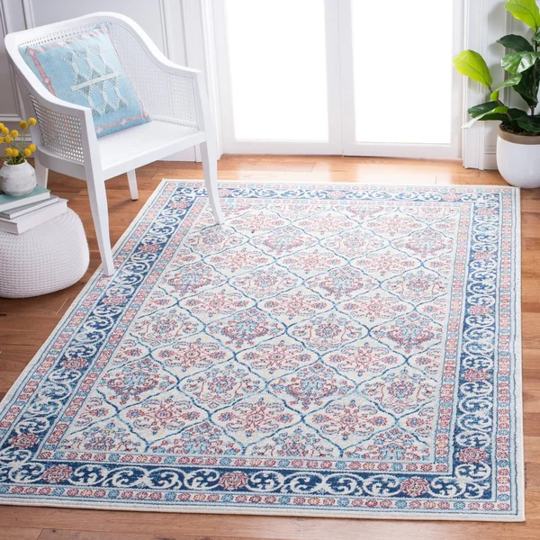 Safavieh Brentwood Naomh Geometric Area Rug, Beige/Navy, 8& x 10&