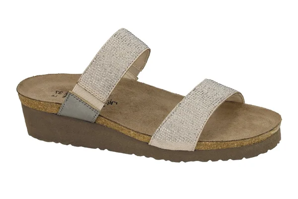 Women's Naot Bianca Slide Sandal - Size: 38, Beige