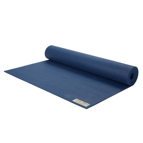 Jade Yoga Harmony Mat - Midnight Blue, 3/16x22 24x22 x 74x22
