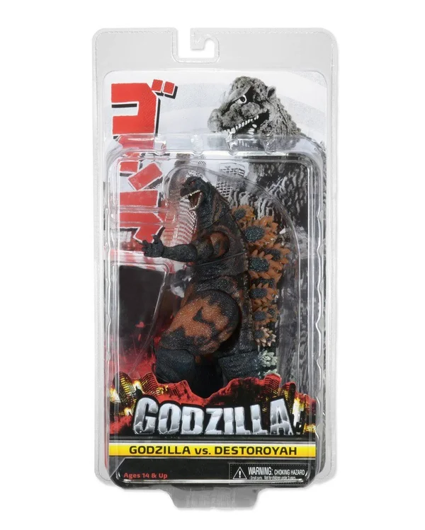NECA Classic 1995 Burning Godzilla Head to Tail Action Figure 12x22