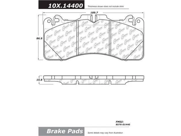 Centric 104.14400 Brake Pad