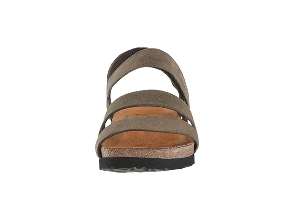 Naot Women's Kayla Sandal - Size: 42, Oily Olive Suede
