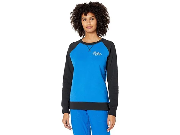 Burton Women's Keeler Crew Fleece - Lapis Blue, True Black, XL