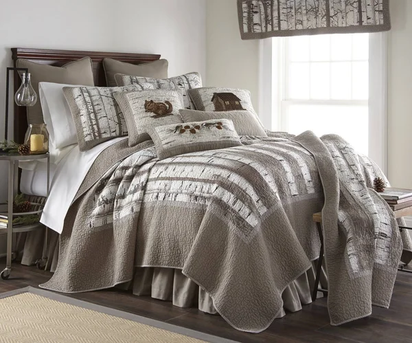 Donna Sharp Birch Forest Quilt - Size: King