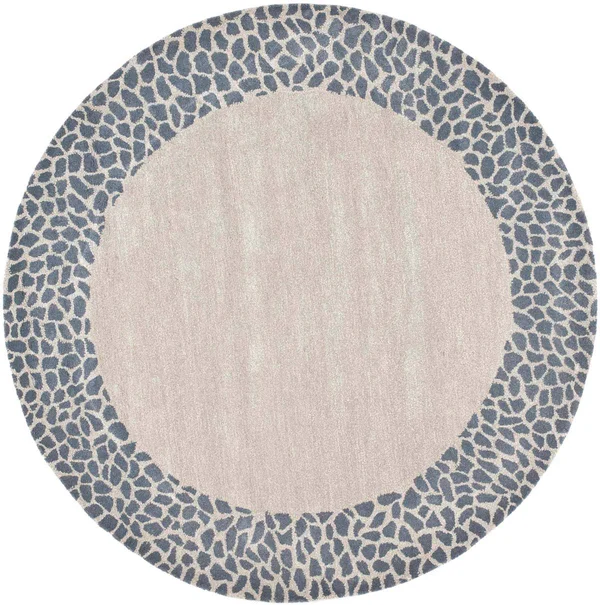 Safavieh Soho Rug SOH739B Silver, Grey, 6& x 6& Round