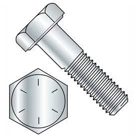 GoVets, Qty 2, Brighton-Best 5/16-24 x 2-1/2x22 Hex Head Cap Screw - Steel - Plain - UNF - Grade 8 - USA - 100 Pack - BBI 4521