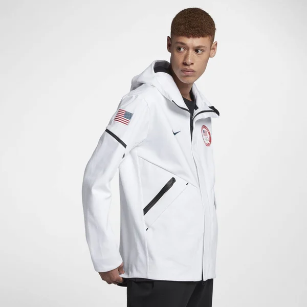 NIKE Tech Fleece Team USA Windrunner Men's Jacket (Imperial Purple/Iris/Imperial Purple, 3.5 Youth XL)