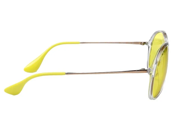 Ray Ban Alex Sunglasses RB4201 6295C9 Crystal Frame Yellow Lens 59MM