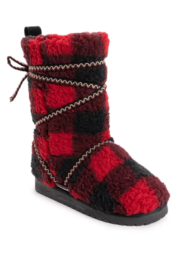 Muk Luks Women's Reyna Boot Red-Black 8