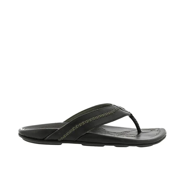 Olukai Mea Ola Sandals - Men's Black, 11