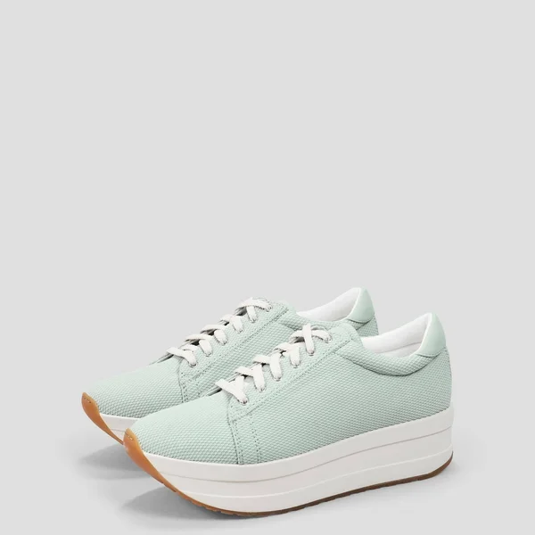 Vagabond Casey - Women's Dusty Mint Textile Sneakers
