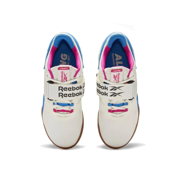 Reebok Legacy Lifter II - Women's - Chalk, Proud Pink, Horizon Blue - 8.5
