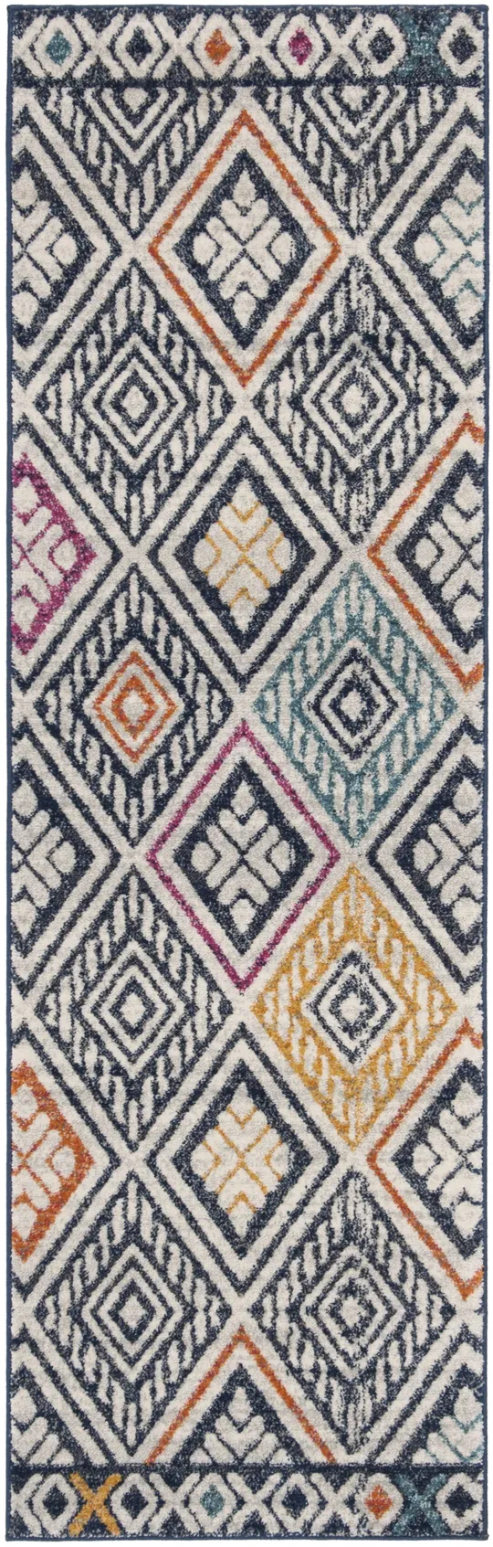 Safavieh Evoke EVK286N Navy/Ivory 8& x 10& Area Rug
