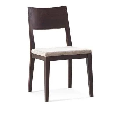 Model Side Chair Flannel/Flax 34x22H x 19x22W x 21x22D