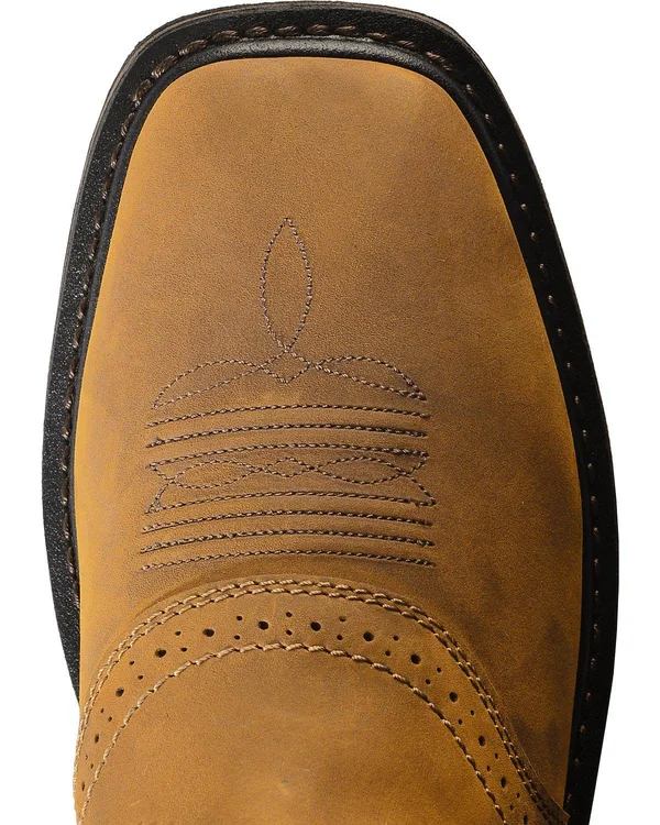 Ariat Men's Sierra Aged Bark Wide Square Toe Work Boots