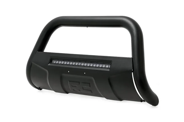 Rough Country B-N4150 Nissan 05-19 Frontier Bull Bar w/LED Light Bar (Black)