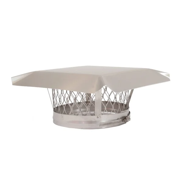 HY-C LC8 Round Stainless Steel Clamp on Single Flue Liner Chimney Cap, 8x22