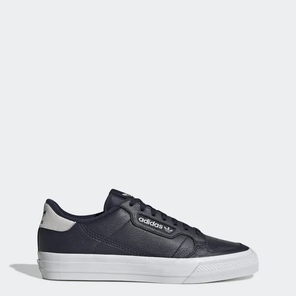 Adidas Continental Vulc Sneakers Casual Shoes Black- Mens- Size 4 M