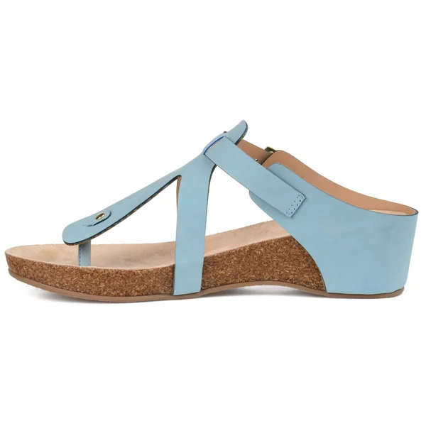 Journee Collection Women's Navara Sandal Brown 5.5