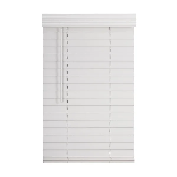 Lotus & Windoware 47 x 72 x 2 in. Cordless Faux Wood Blind, White