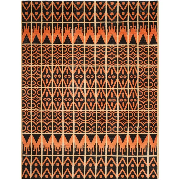 Safavieh Kenya KNY609A Orange - Black 6' x 9' Area Rug