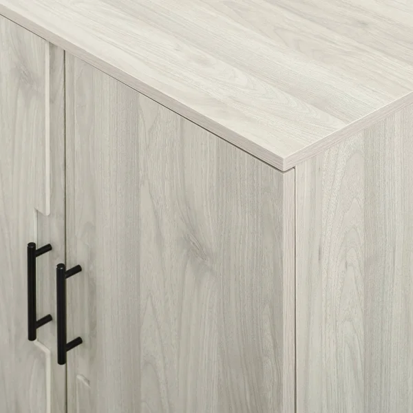 56x22 2 Door Contemporary Sideboard Birch - Saracina Home