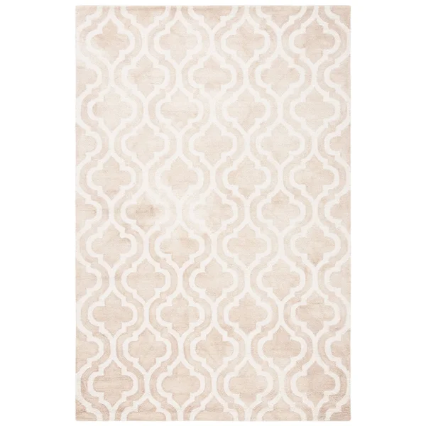 Safavieh 10& x 14& Dip Dye DDY537G Beige - Ivory Rug