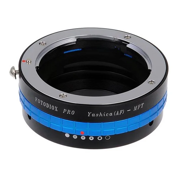 Fotodiox Pro Lens Mount Adapter - Yashica 230 AF SLR Lens to Micro Four Thirds (MFT - M4/3) Mount Mirrorless Camera Body, with Bu