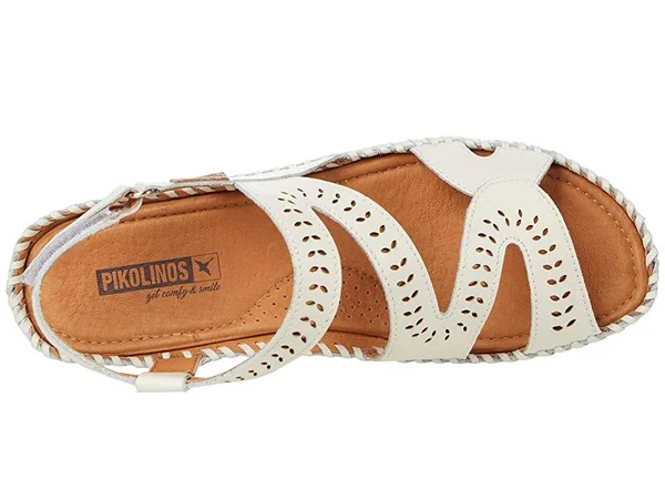 Pikolinos Leather Wedge Sandals Altea W7N