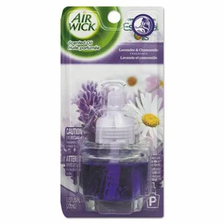 Air Wick Scented Oil Refill Lavender Chamomile 0 67 oz Purple 8 /carton (RAC78297CT)