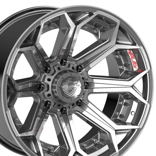4Play Brushed Gunmetal 4P80R Wheel 4P80R-22120-8650-44BG